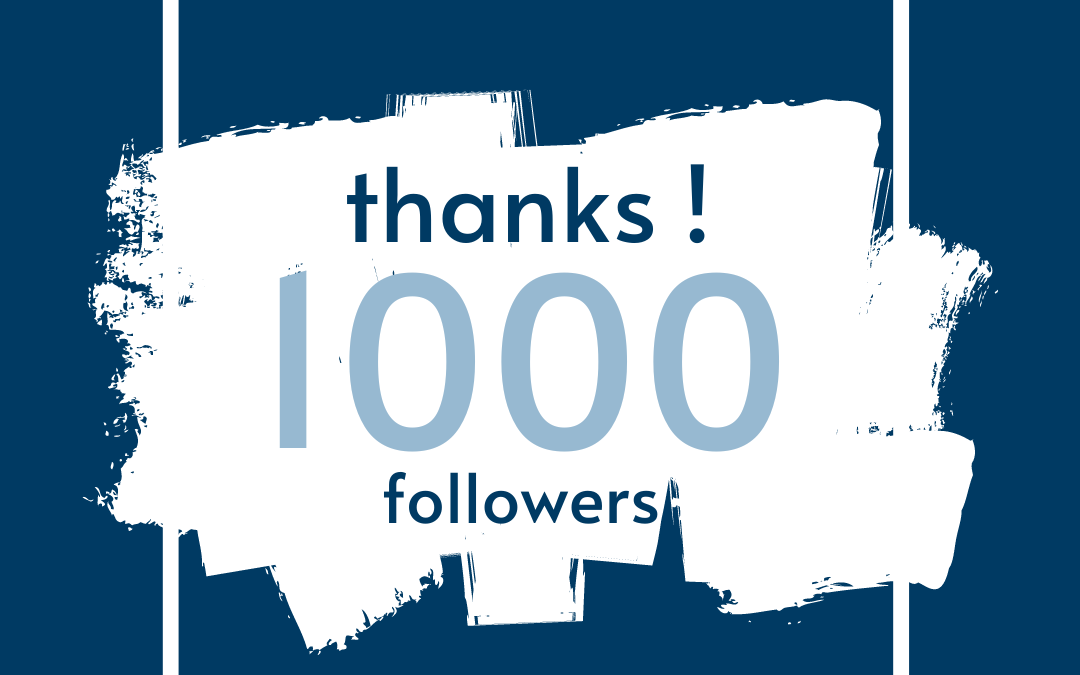 1.000 Follower – Wir sagen DANKE!